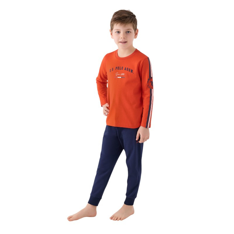 طقم بجامة كم طويل ولادي US1911