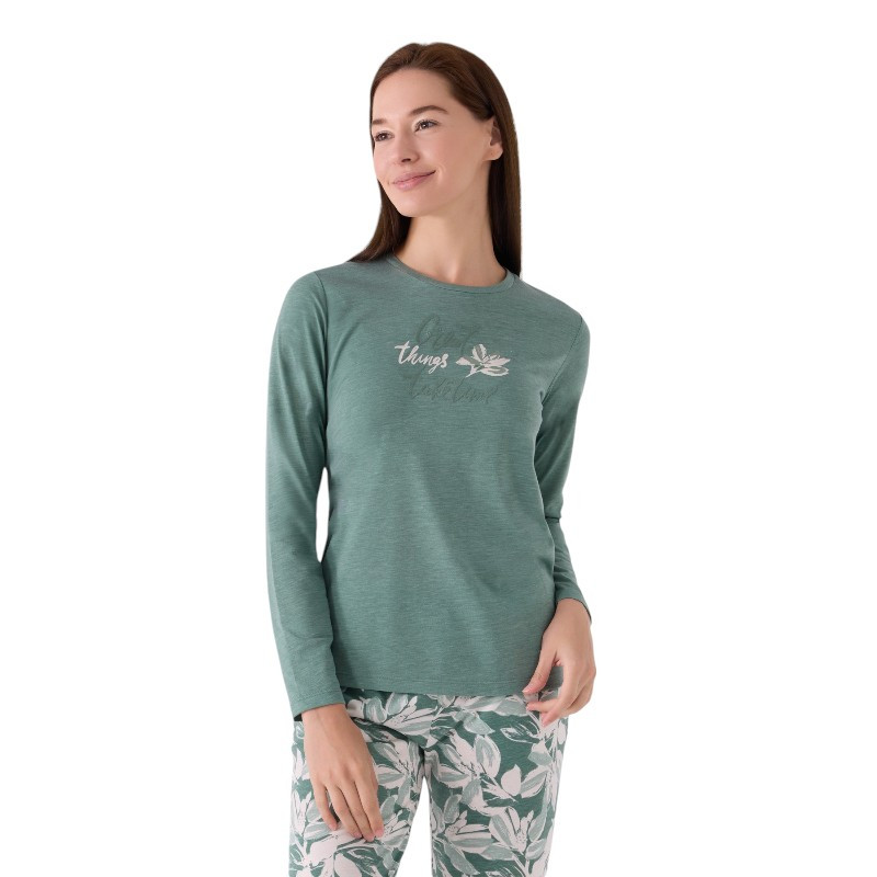 طقم بجامة كم طويل نسائي AR3115